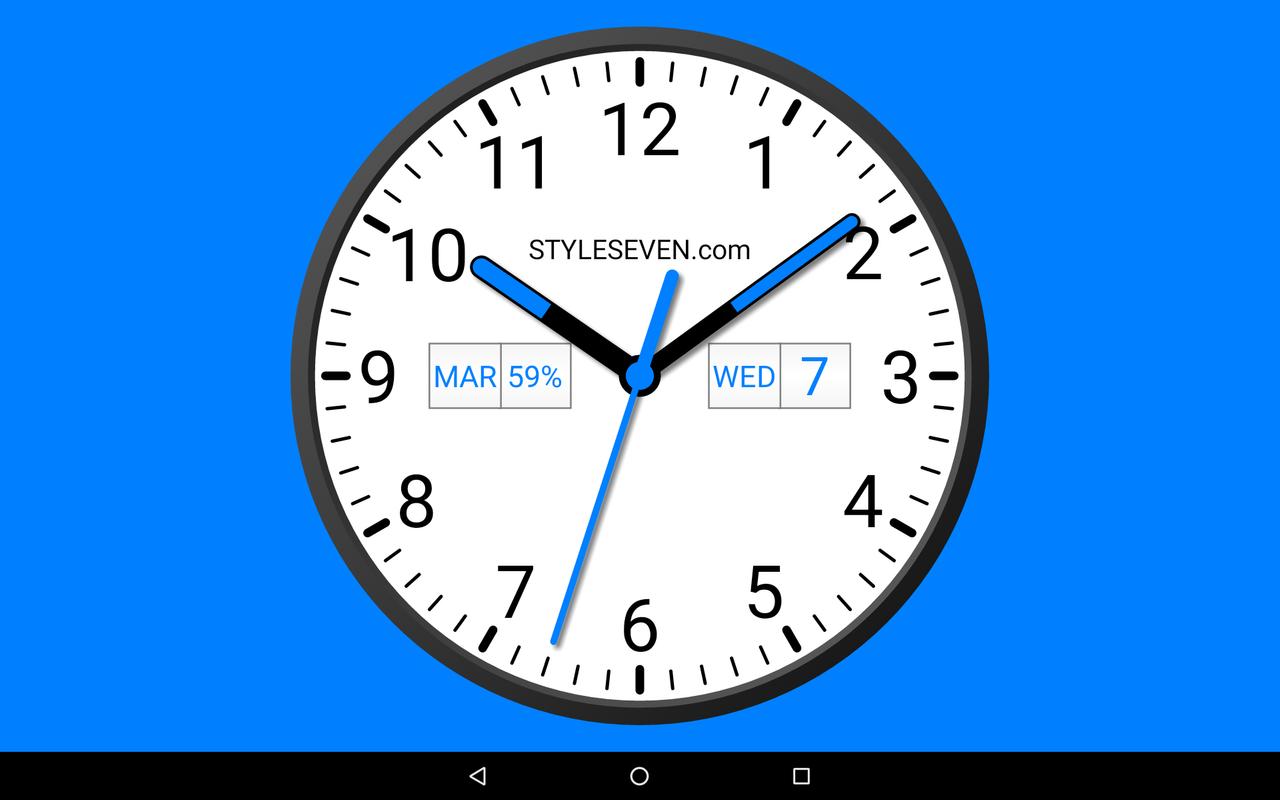 mac clock widget